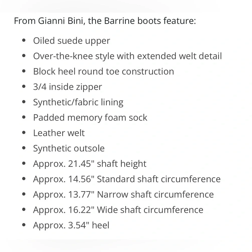 Gianni Bini BARRINE Over the Knee Suede Boots